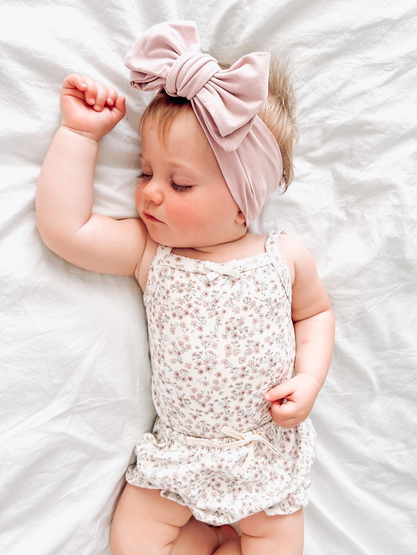 (Size 2) Organic Cotton Bridget Singlet Bodysuit - Posy Floral