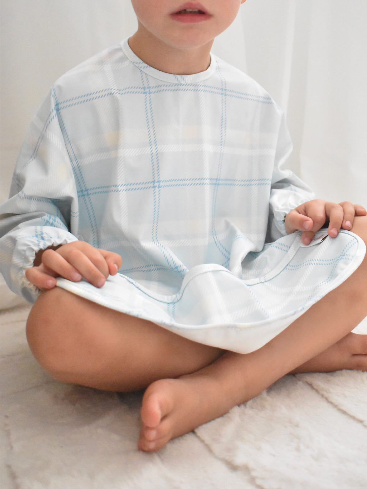 Tartan | Baby & Toddler Feeding Smock