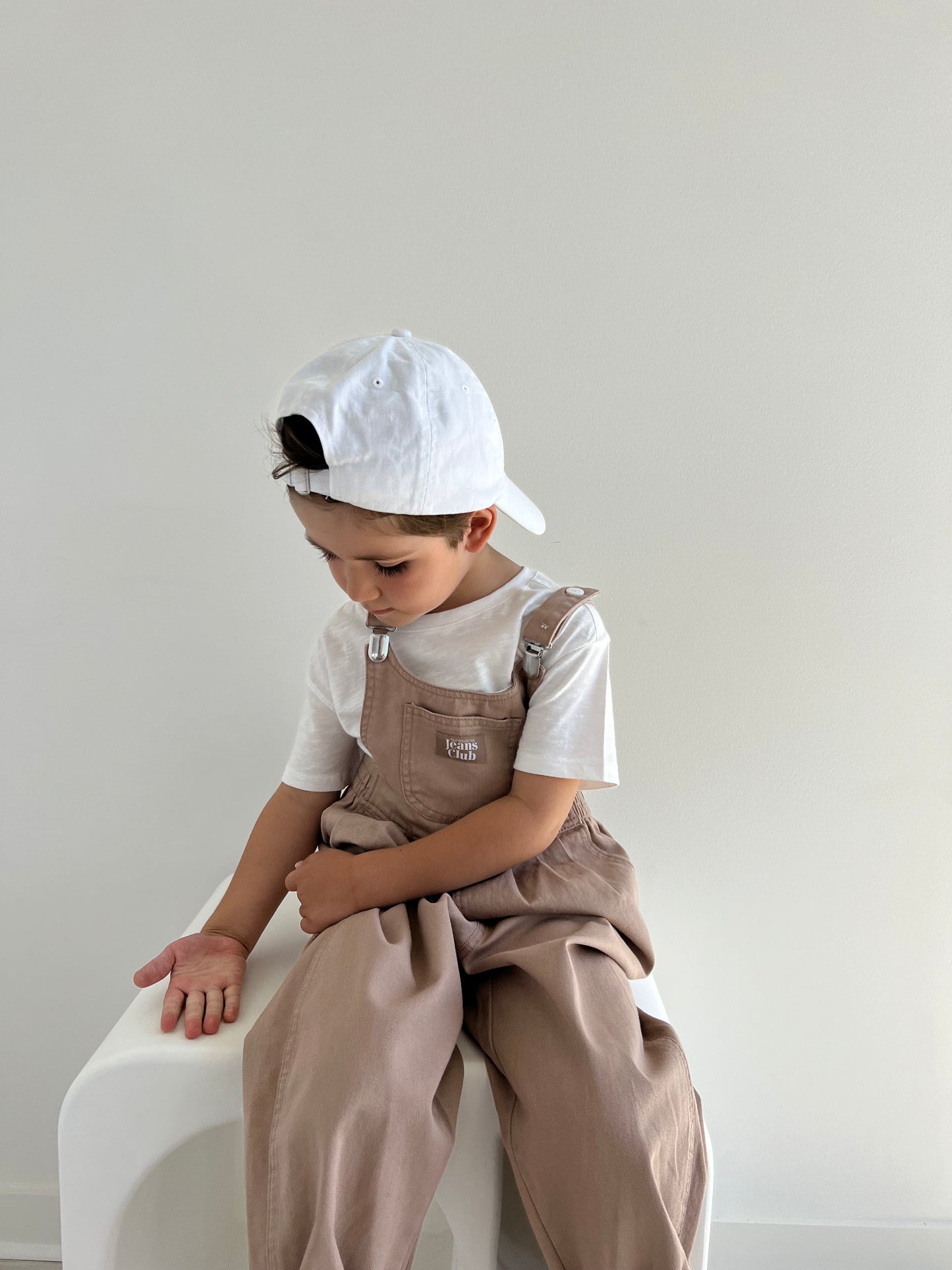 Bowie Bubble Overalls - Latte Brown