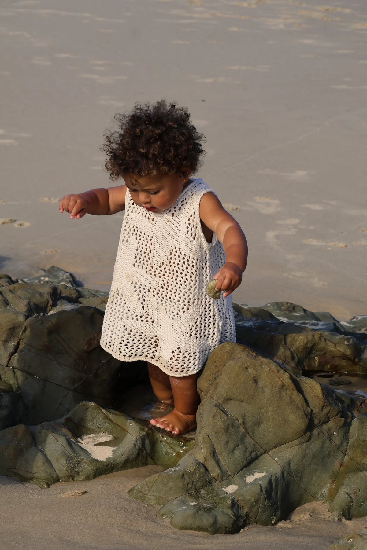 CROCHET SEA-STAR DRESS | NATURAL