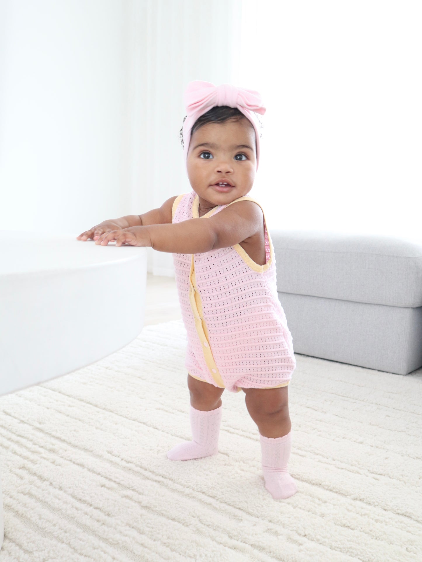 (Size NB) SUMMER BUBBLE ROMPER | CLEMENTINE