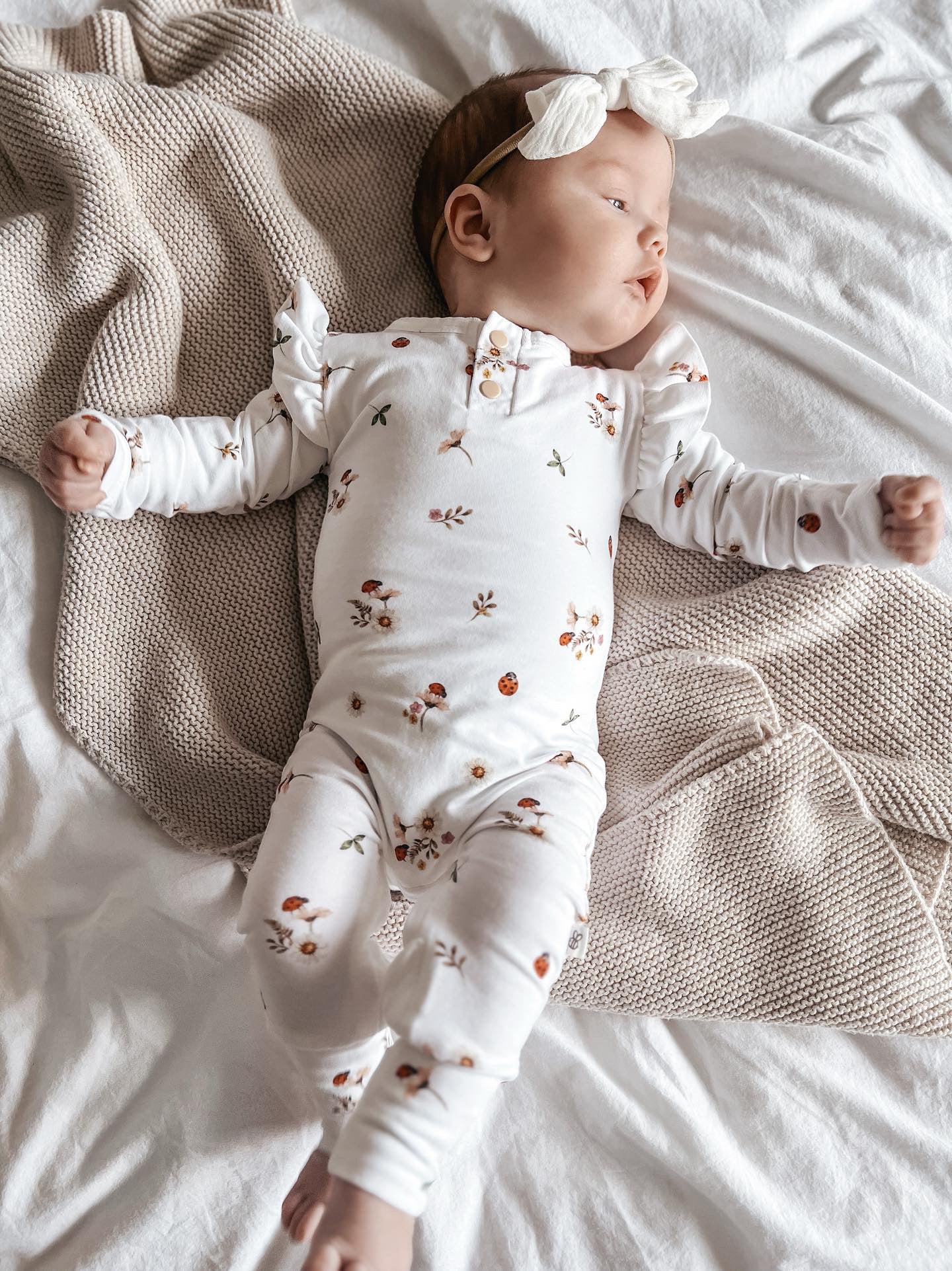 (Size 2)Ladybug Organic Growsuit