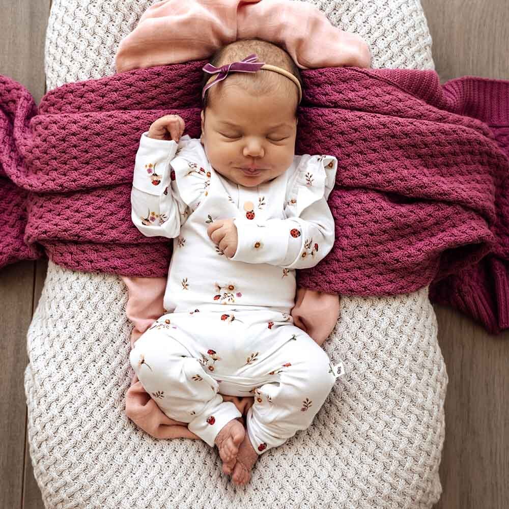 (Size 2)Ladybug Organic Growsuit