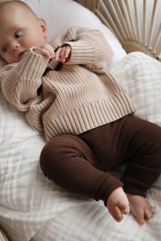 Cocoa | Organic Cotton Leggings