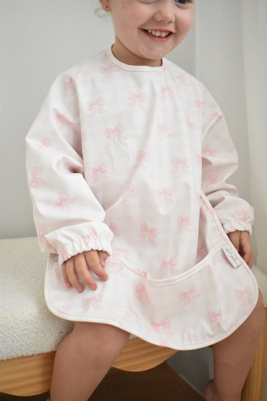 Bows | Baby & Toddler Feeding Smock