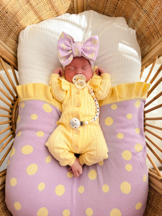 FRILL ROMPER - DAFFODIL
